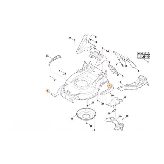 Stihl  Obudowa 6374 700 8500